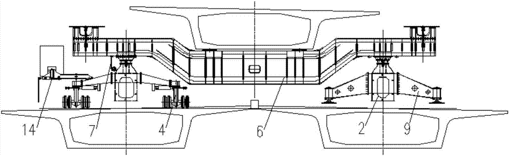 PID loop-based synchro-control system and method for multiple wagons of girder transporting vehicle