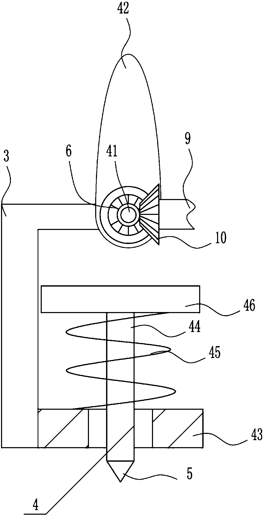 Radish slicing device