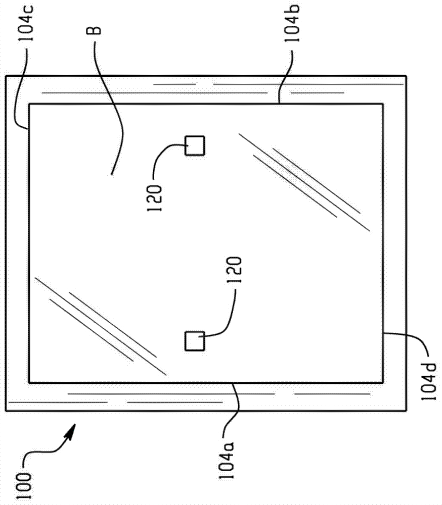 Thermal management in large area flexible OLED assembly