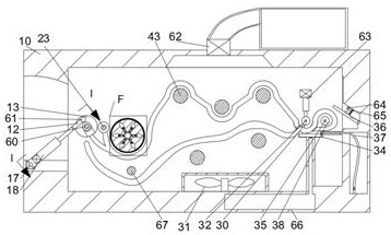 Dyeing and drying device for chemical fiber production