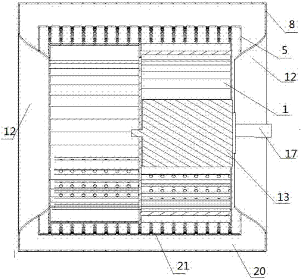 Low-noise centrifugal fan with noise reduction lining and air purification device