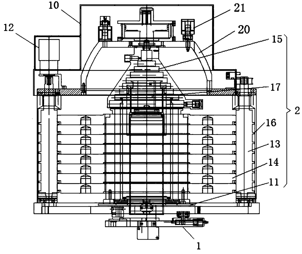 Full-automatic piston type pressure gauge