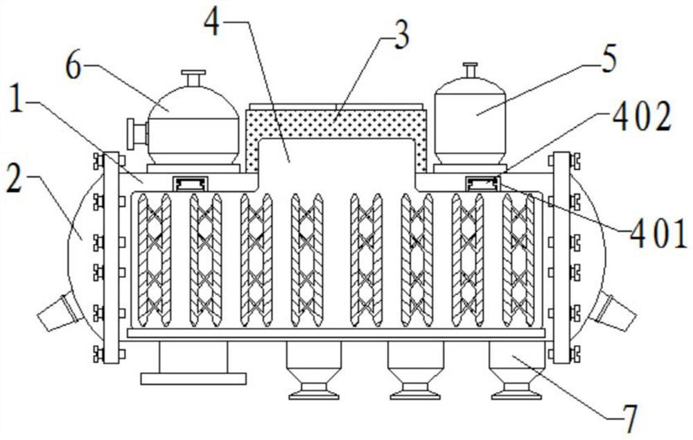 Separator applied to deep sea oil drilling and provided with anti-erosion structure
