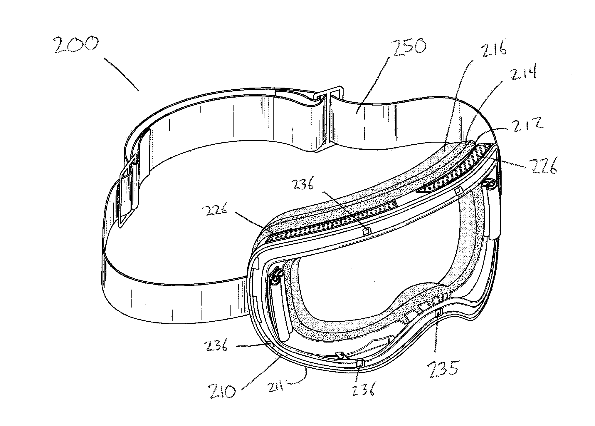 Sports goggle