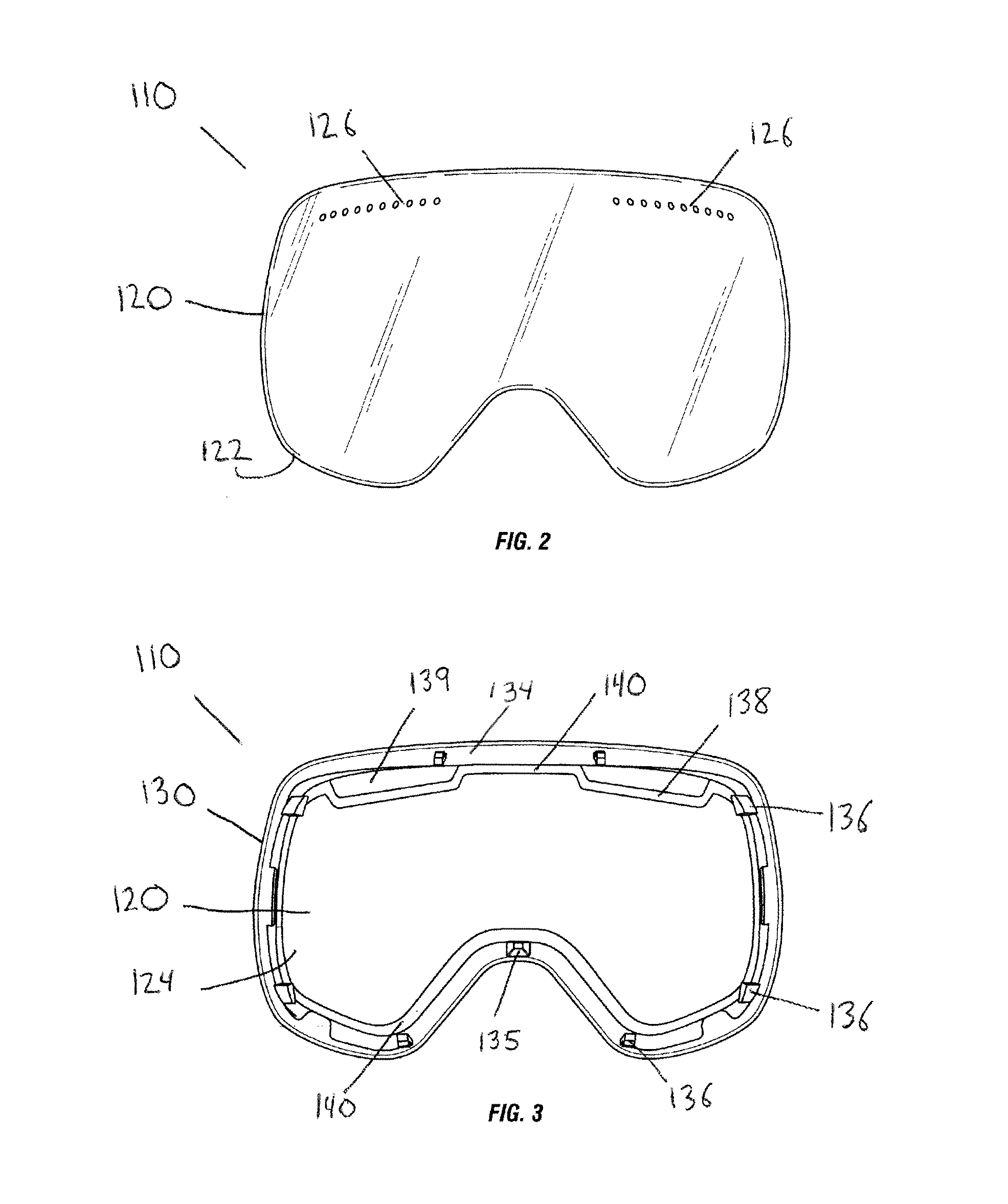 Sports goggle