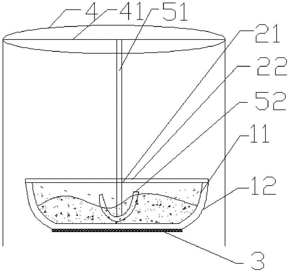 Ground beetle hatching basin