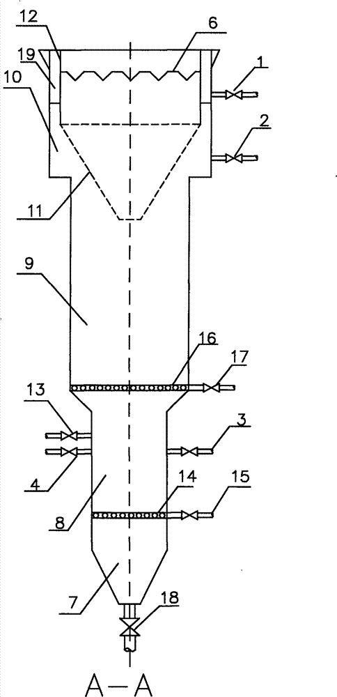 Integrated nitrogen and phosphorus recovery device in struvite method