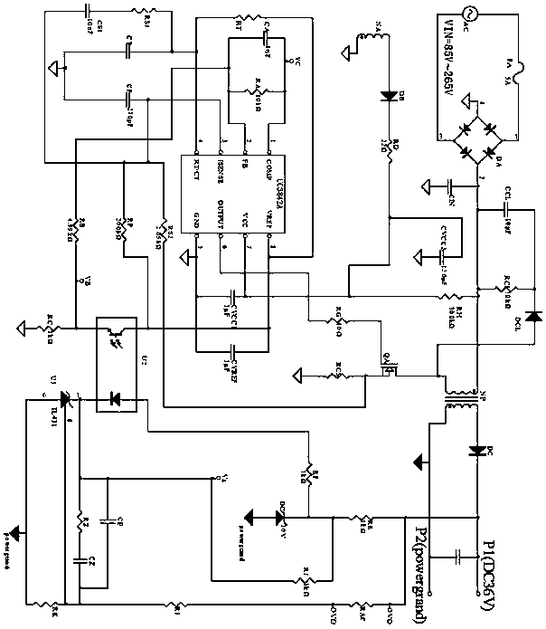 Power electronic technology teaching experiment instrument