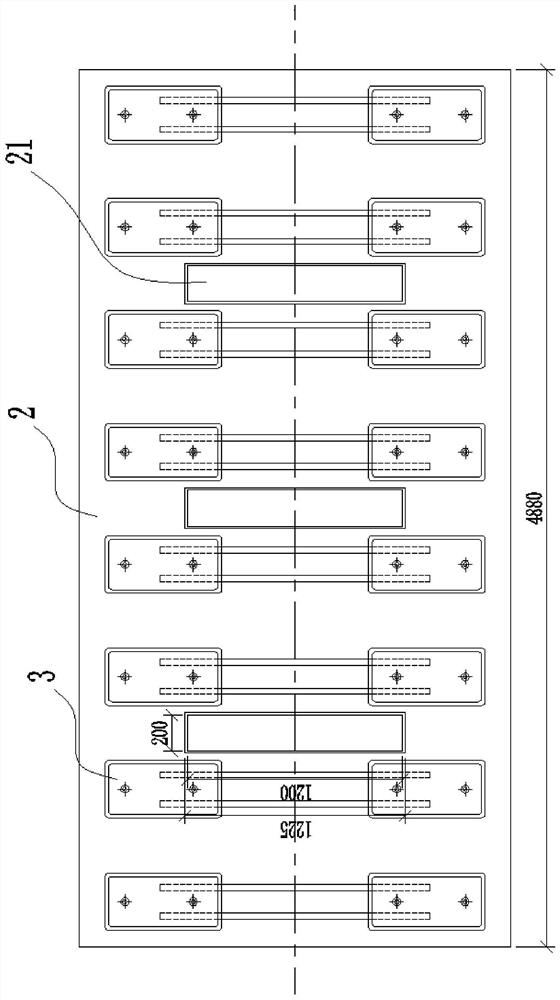 Concrete-filled steel tube sleeper type ballastless track and construction method thereof