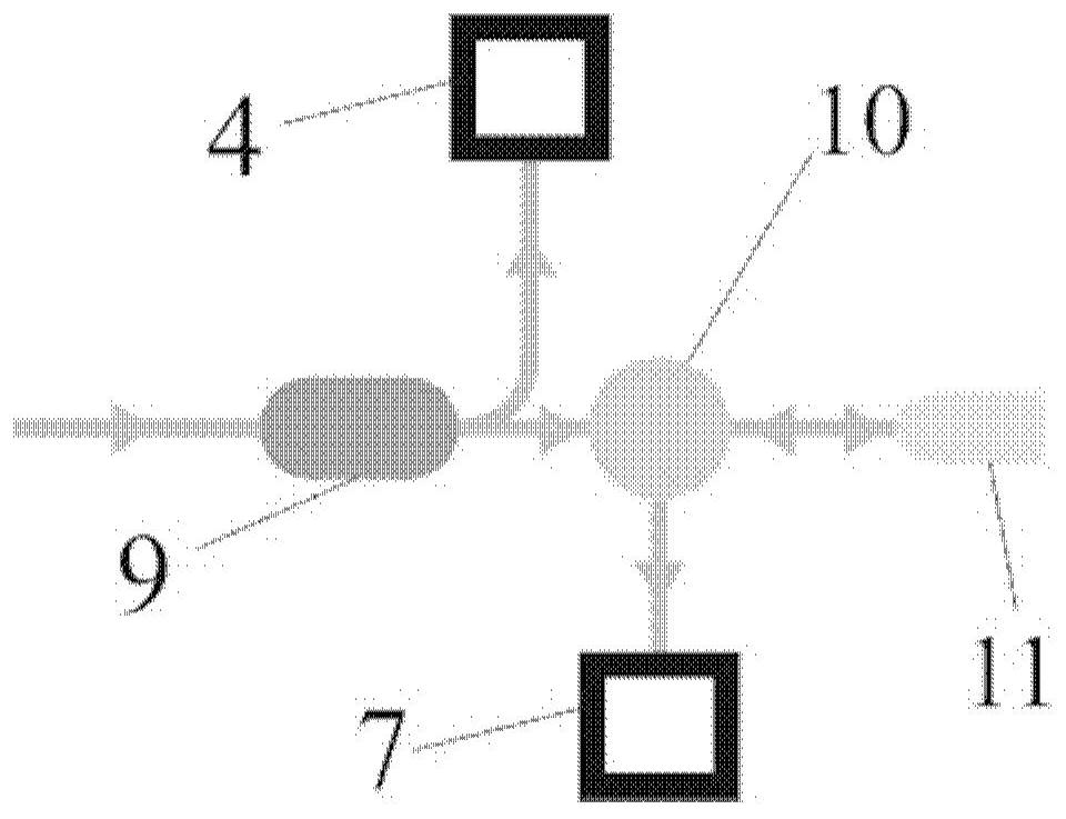 Device and method for measuring surface contours of micro-nano devices based on optical frequency comb