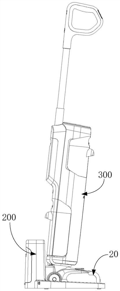 Cleaning system and drying control method and device of cleaning system