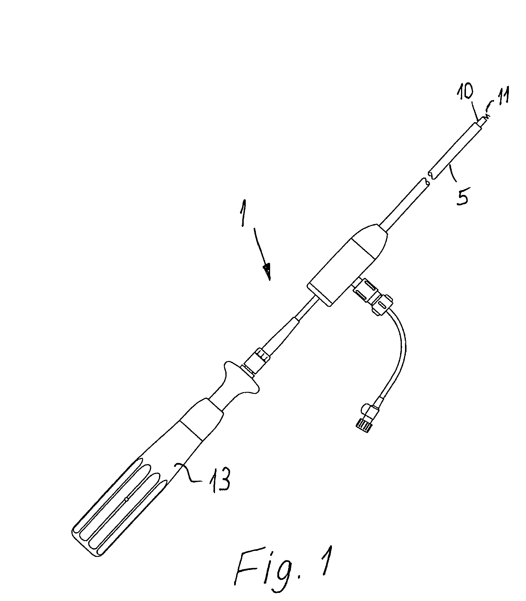 Device for closing an opening located in a heart septum