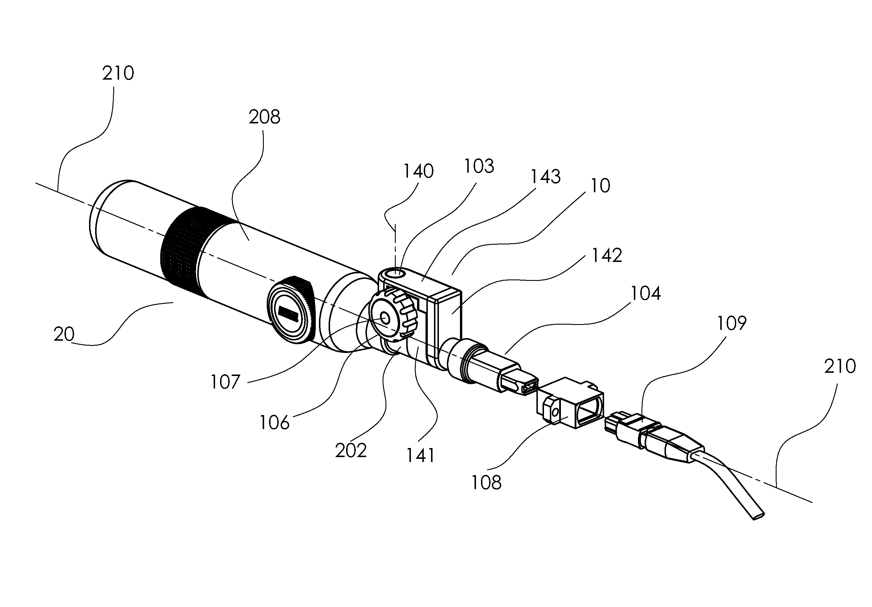 Adaptive device for shifting imaging axis across fiber-optic endfaces in multi-fiber connector for inspection