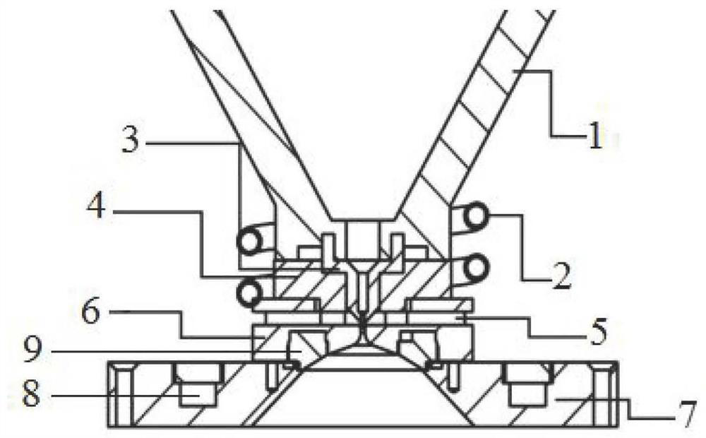 A metal powder preparation device