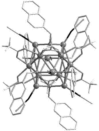 Novel thermochromic fluorescent thermometer material and preparation method thereof