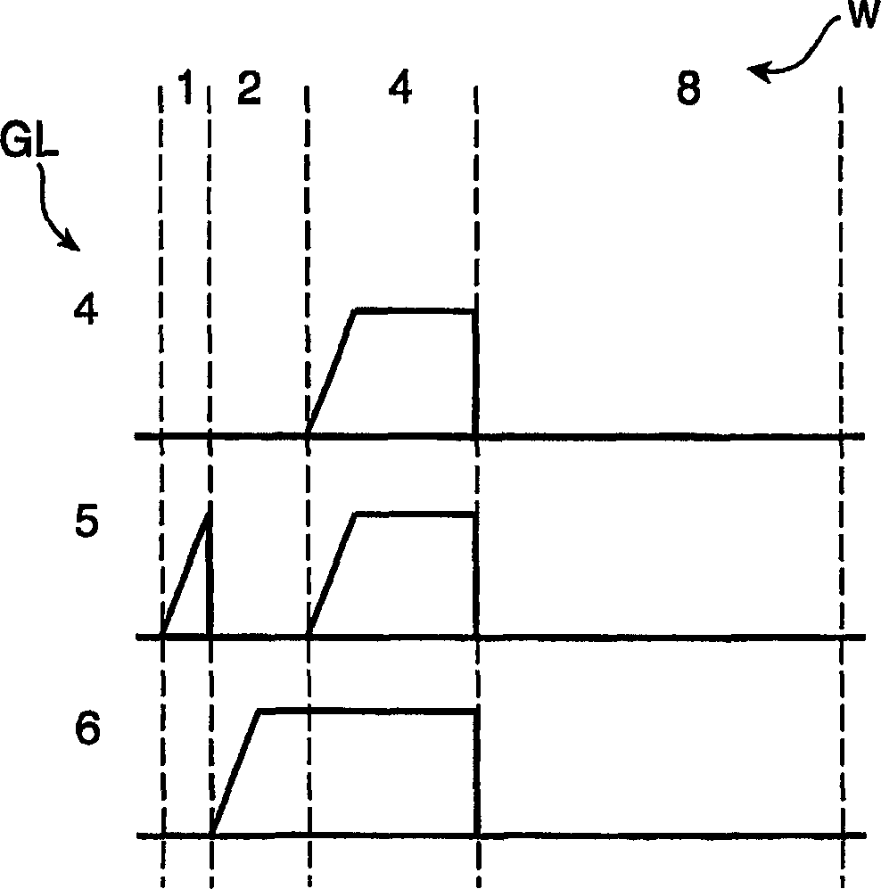 Subfield driving pixels in a display device