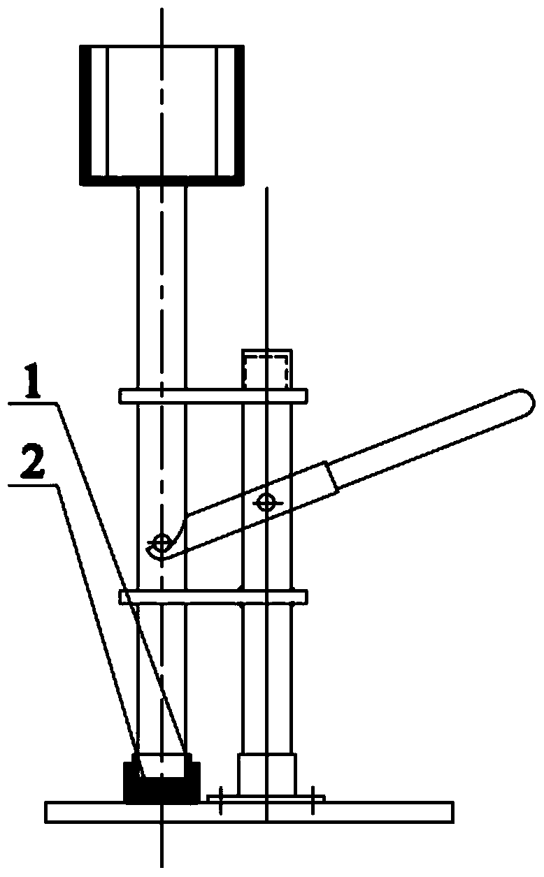 Simple production equipment for bituminous coal sample block