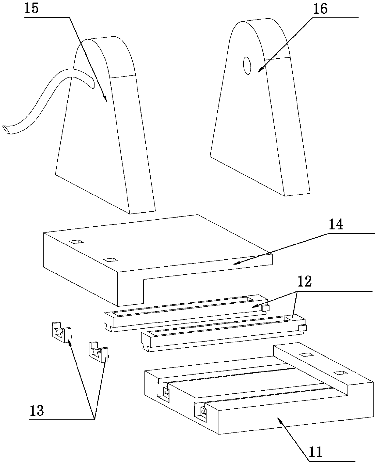 A wiring board with detachable socket