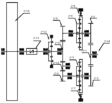 Mechanical reversing speed reducer and vertical type pumping unit