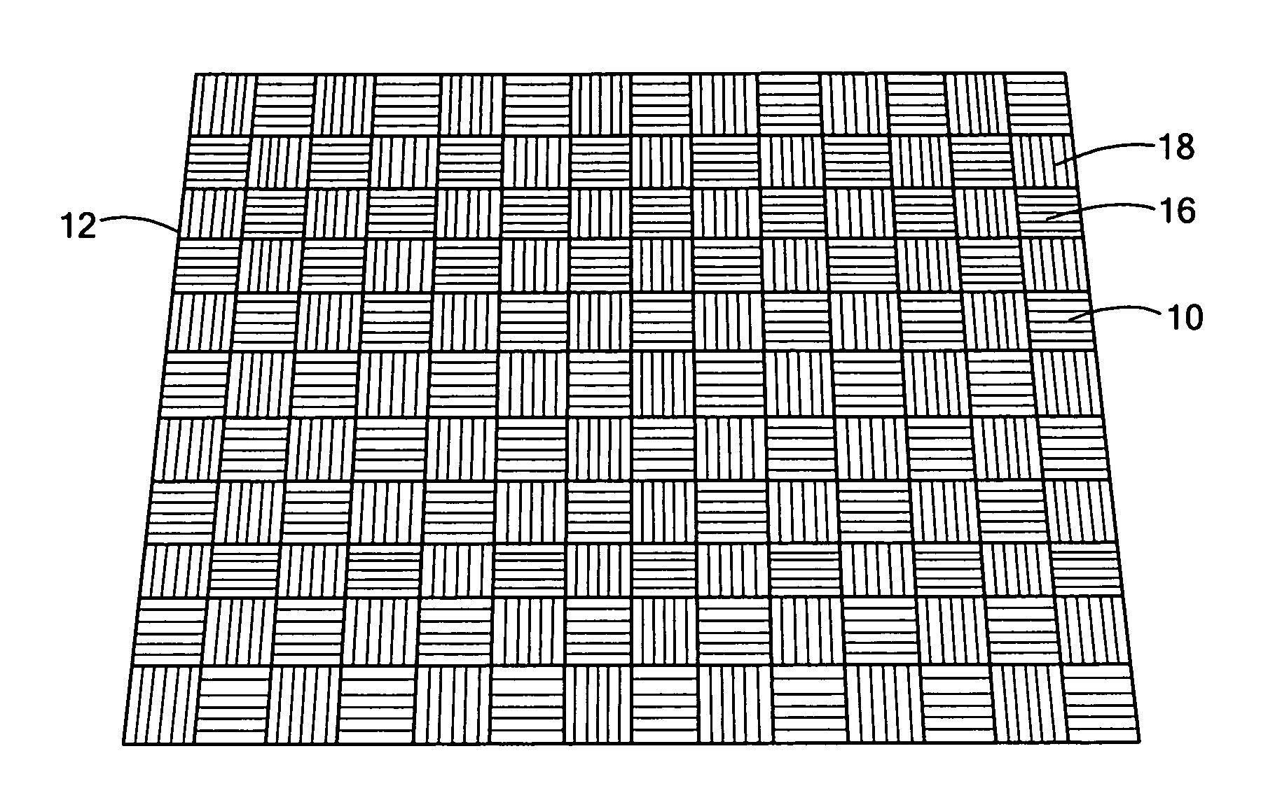 Impact resistant, thin ply composite structures and method of manufacturing same