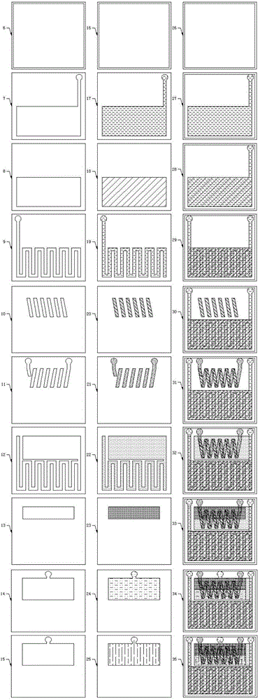 Fuel cell internal temperature-heat flux-current density synchronous measurement sensor