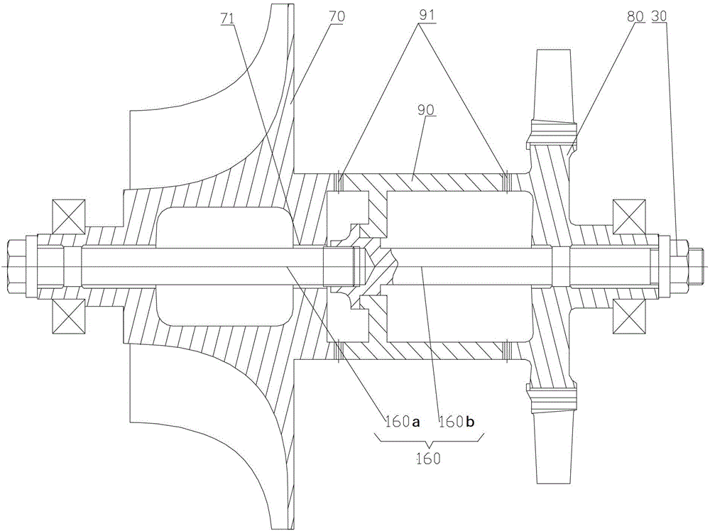 Transmission device and gas turbine provided with same