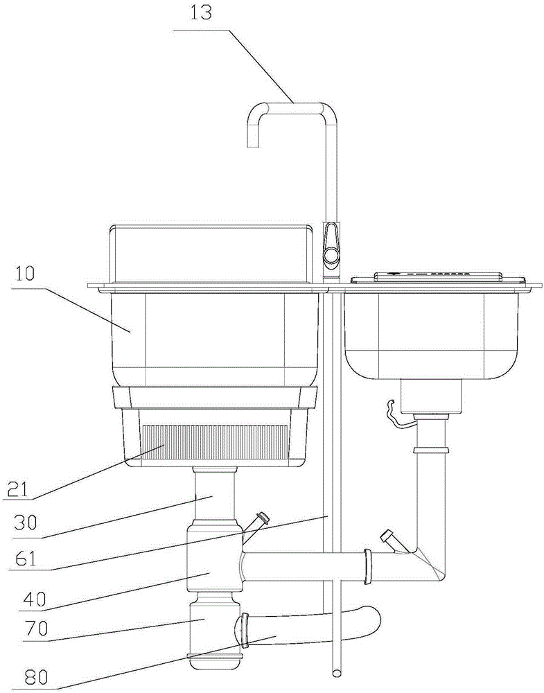 Household kitchen utensil fruit and vegetable pesticide residual removal cleaning machine and intelligent cleaning method