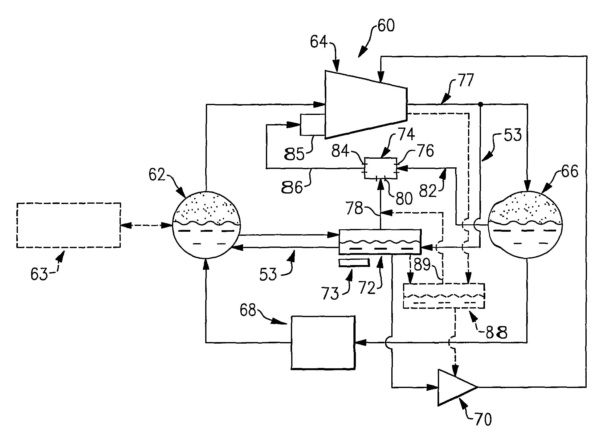 De-gassing lubrication reclamation system