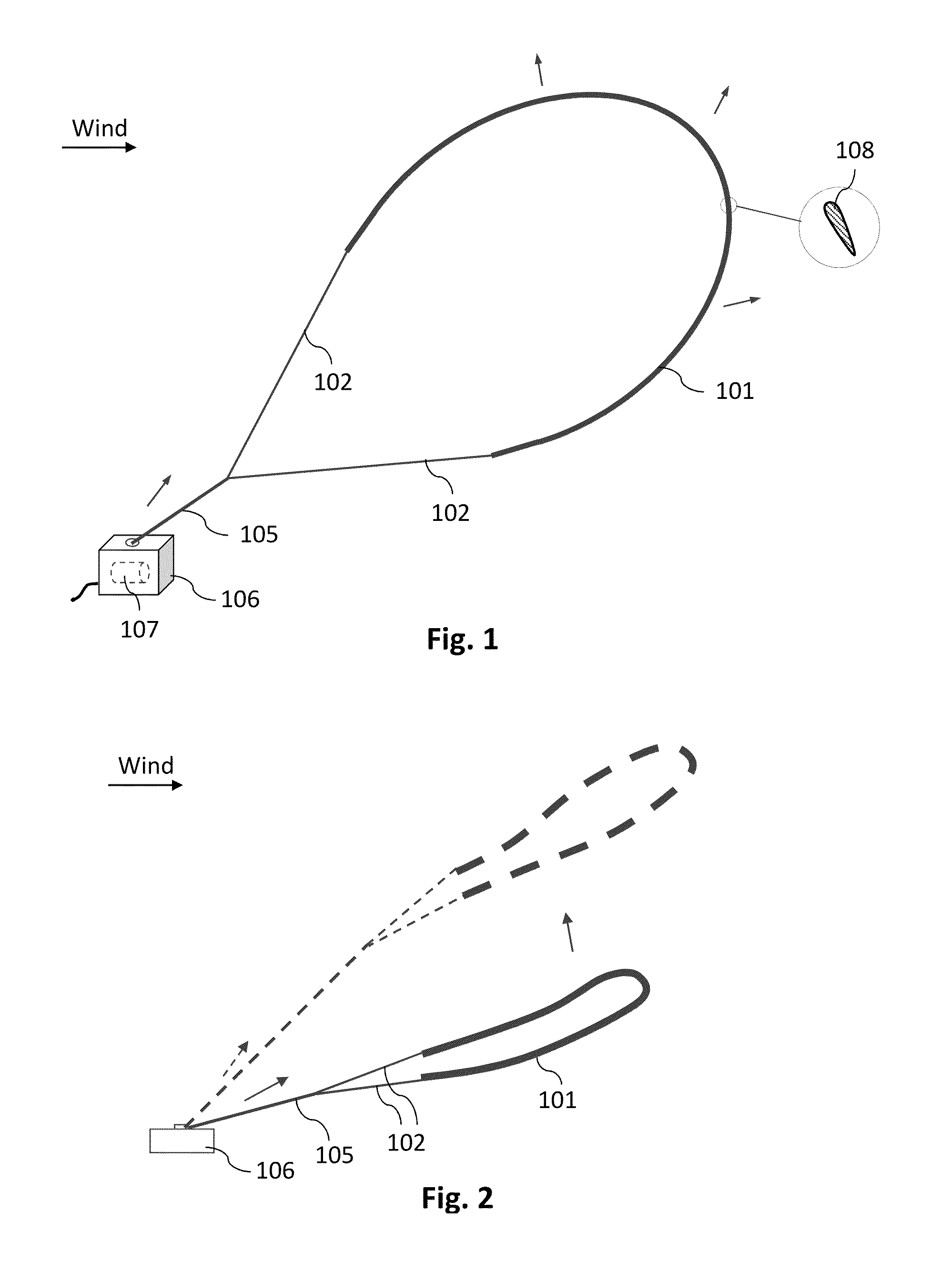 Airborne wind energy conversion system with ground generator and unorthodox power capture or transfer