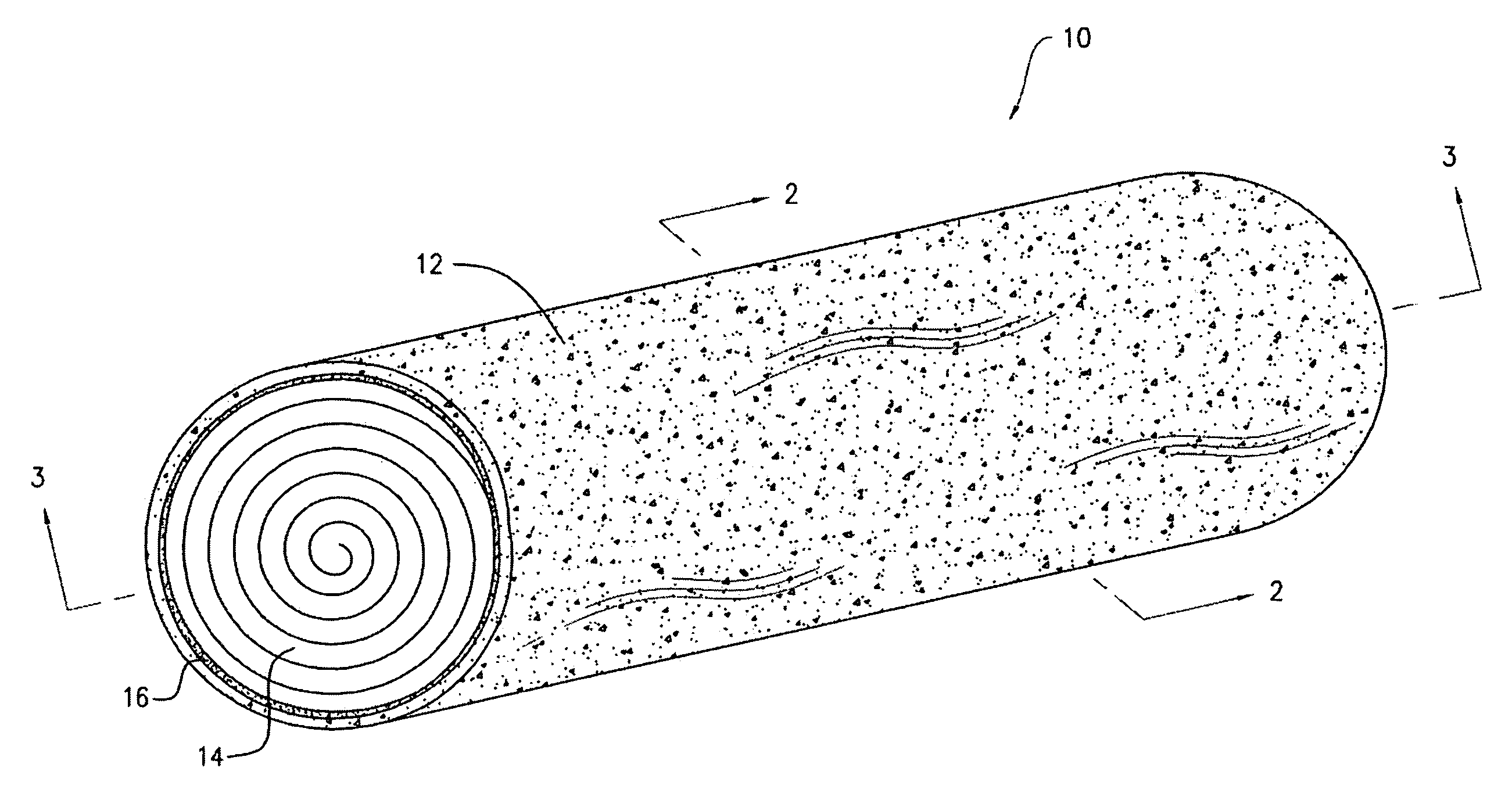 Rolled pet treat and process for making same