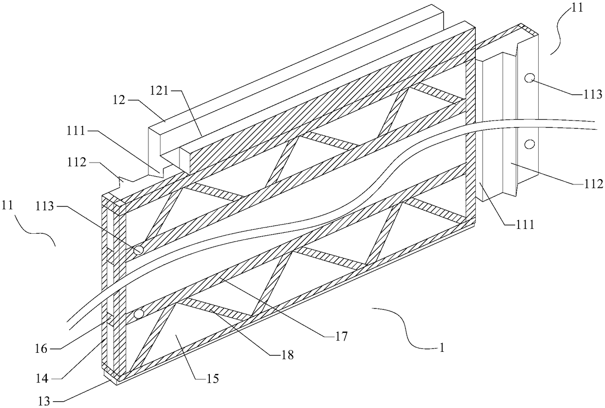 Fabricating technology for light steel bearing wallboard