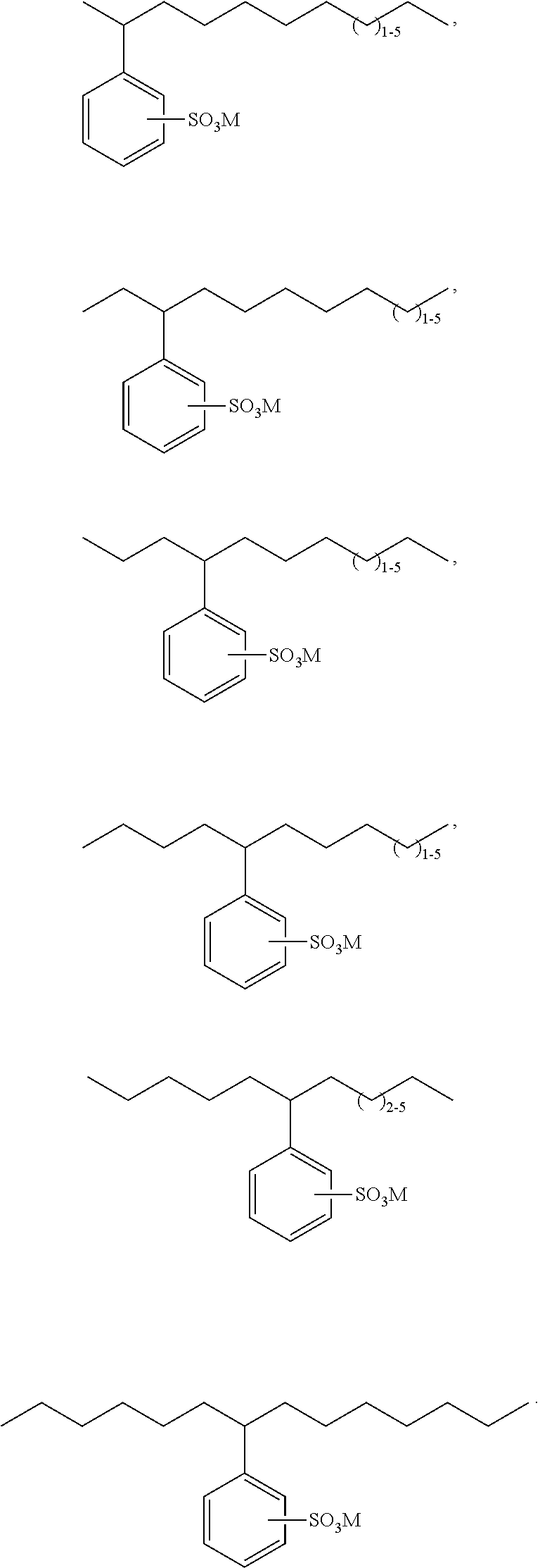 Bio-based linear alkylphenyl sulfonates