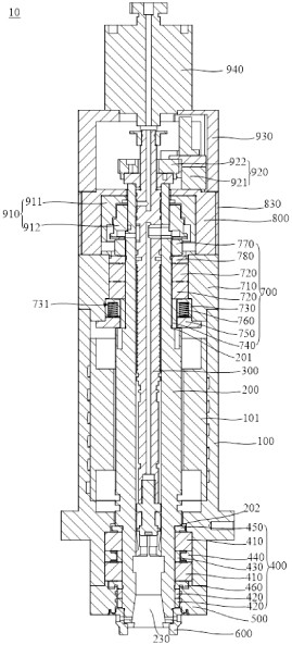 Ultrasonic electric spindle and electromagnetic isolation structure thereof