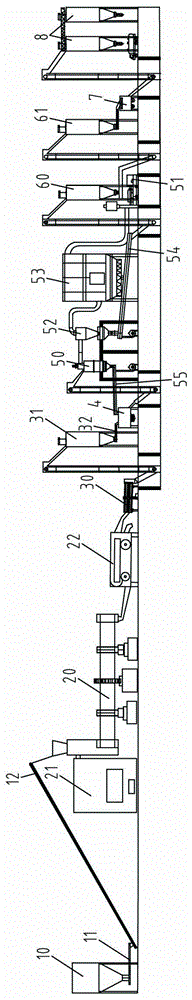 Production equipment for tailing micro powder