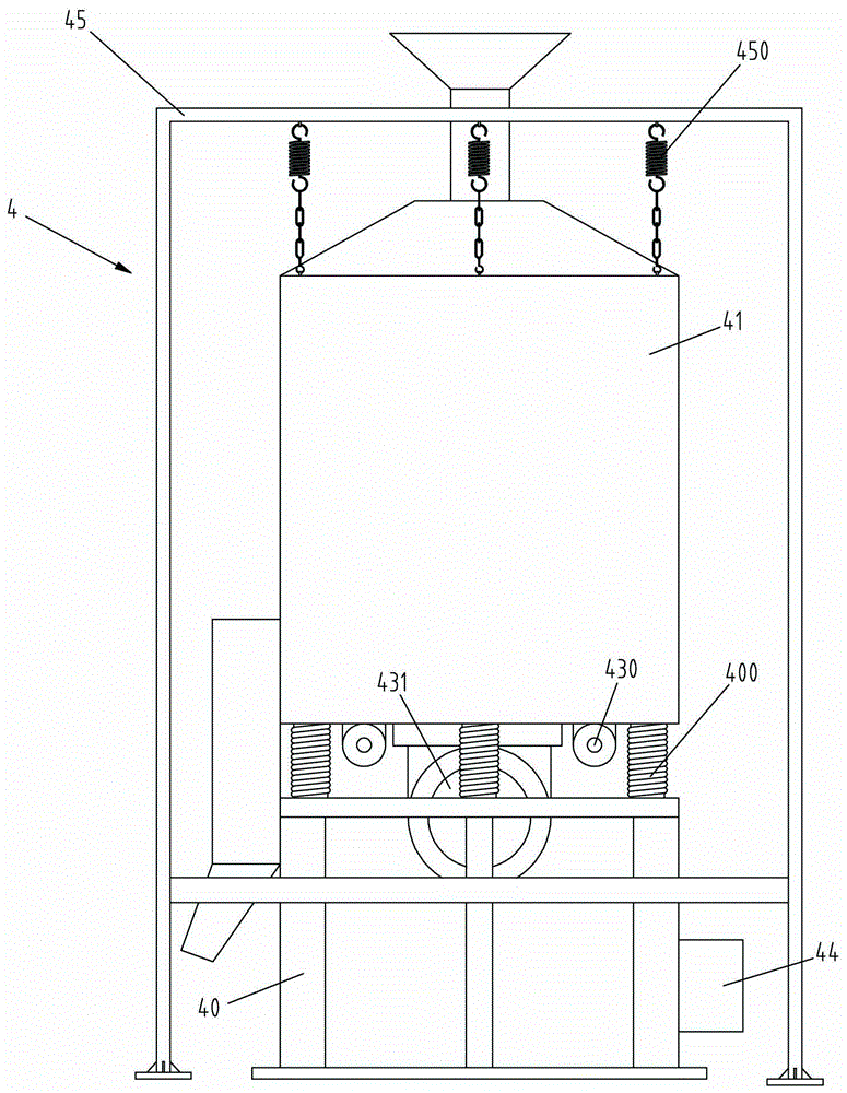 Production equipment for tailing micro powder