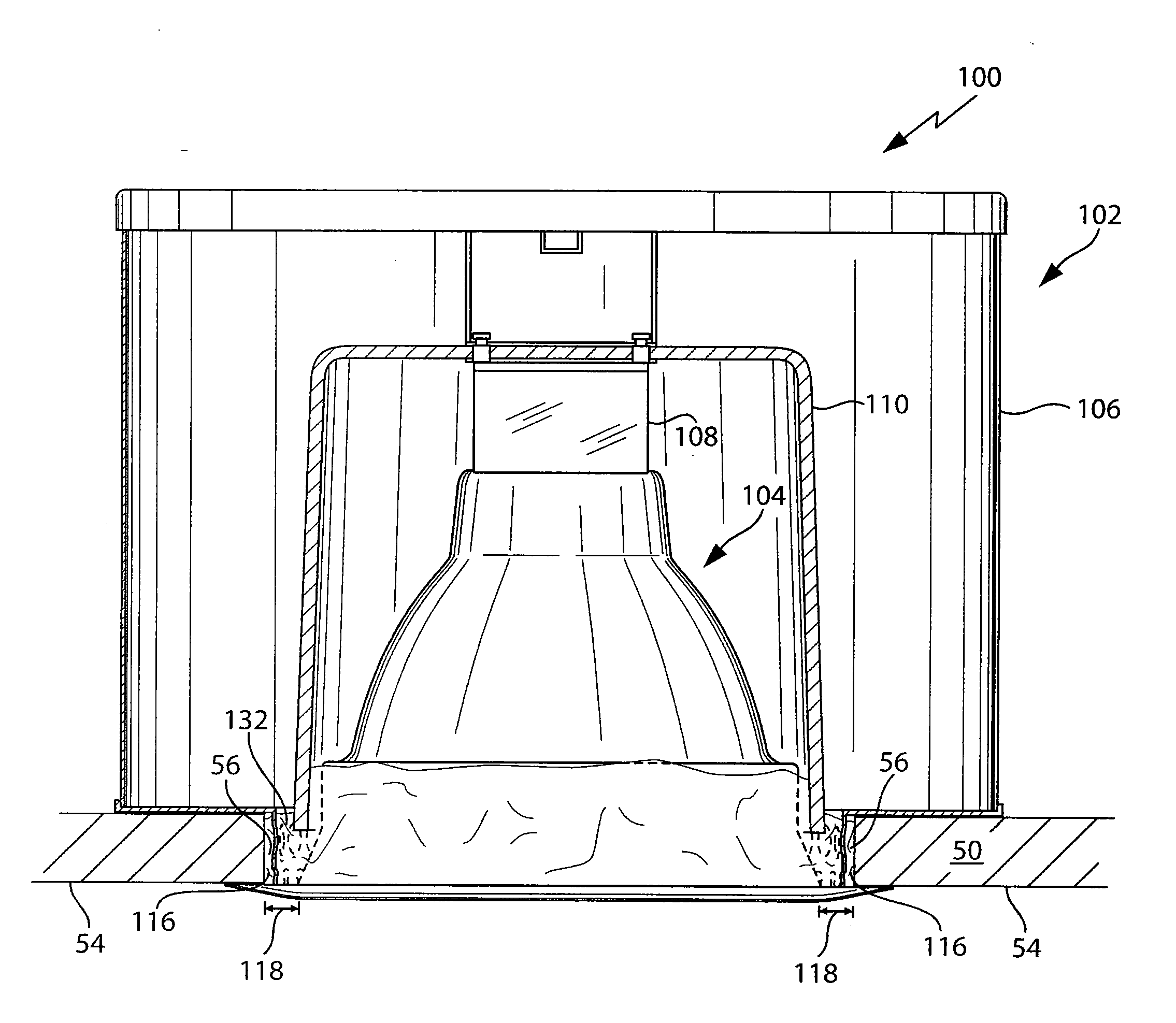 Fire Rated Recessed Lighting Assembly