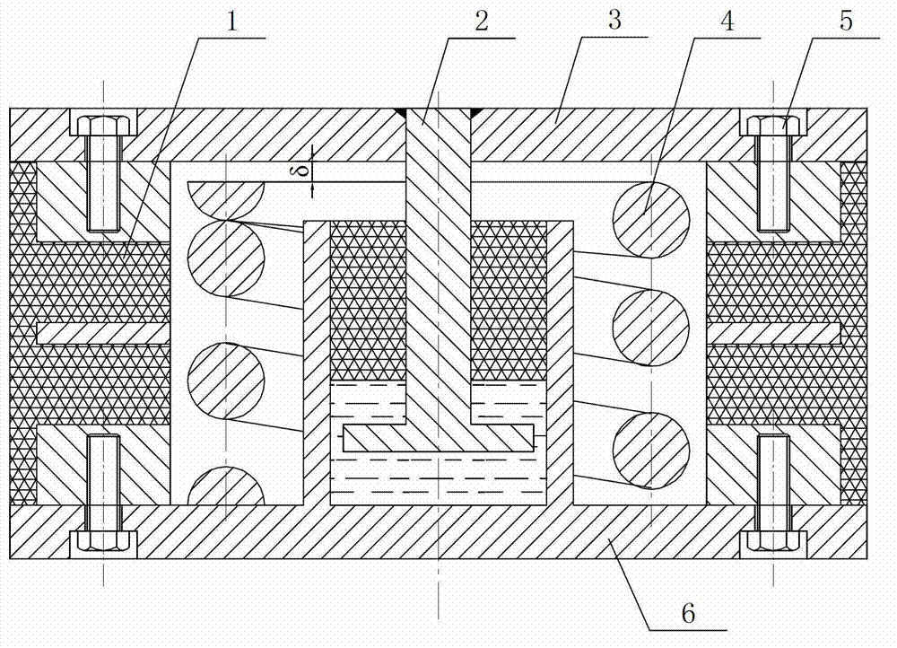 Combined vibration isolation mounting for subways