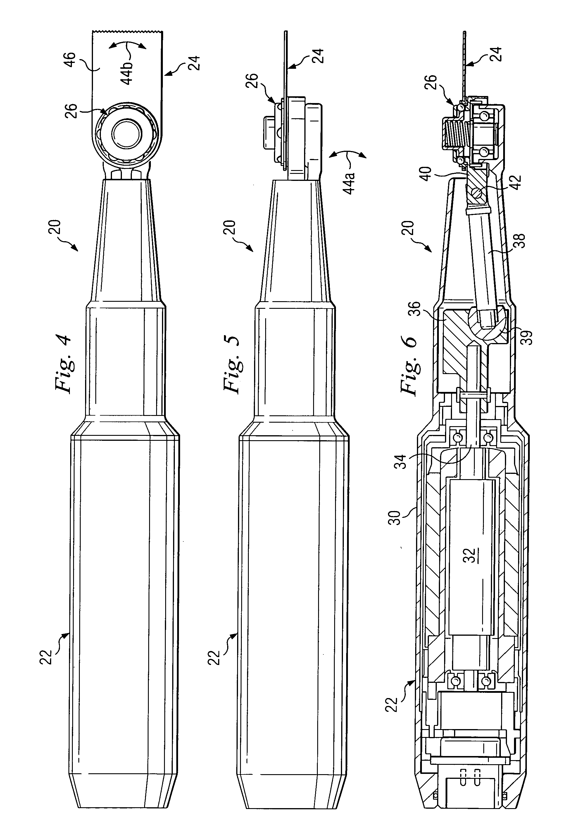 Surgical saw collet with closed drive ring