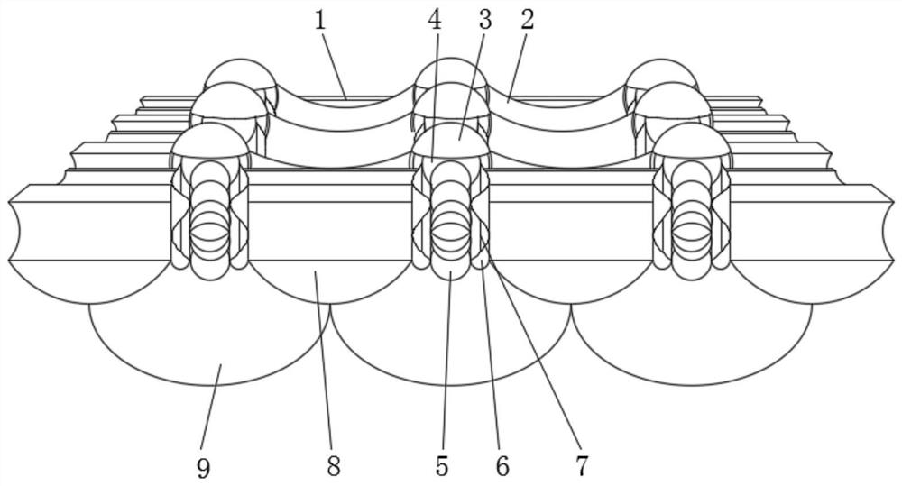 Anti-loosening battery fixing device for new energy automobile