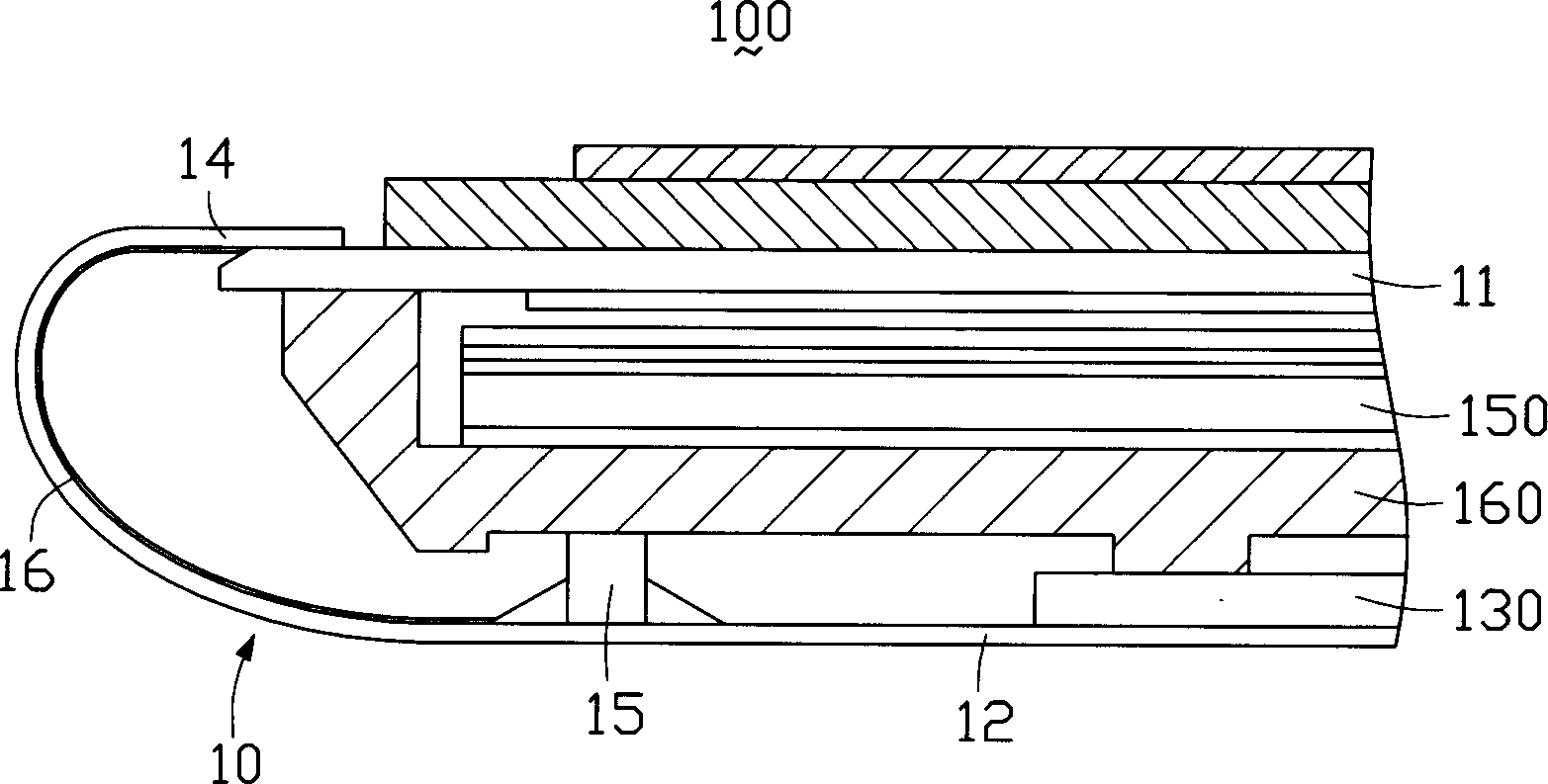 Liquid crystal display and its soft circuit board