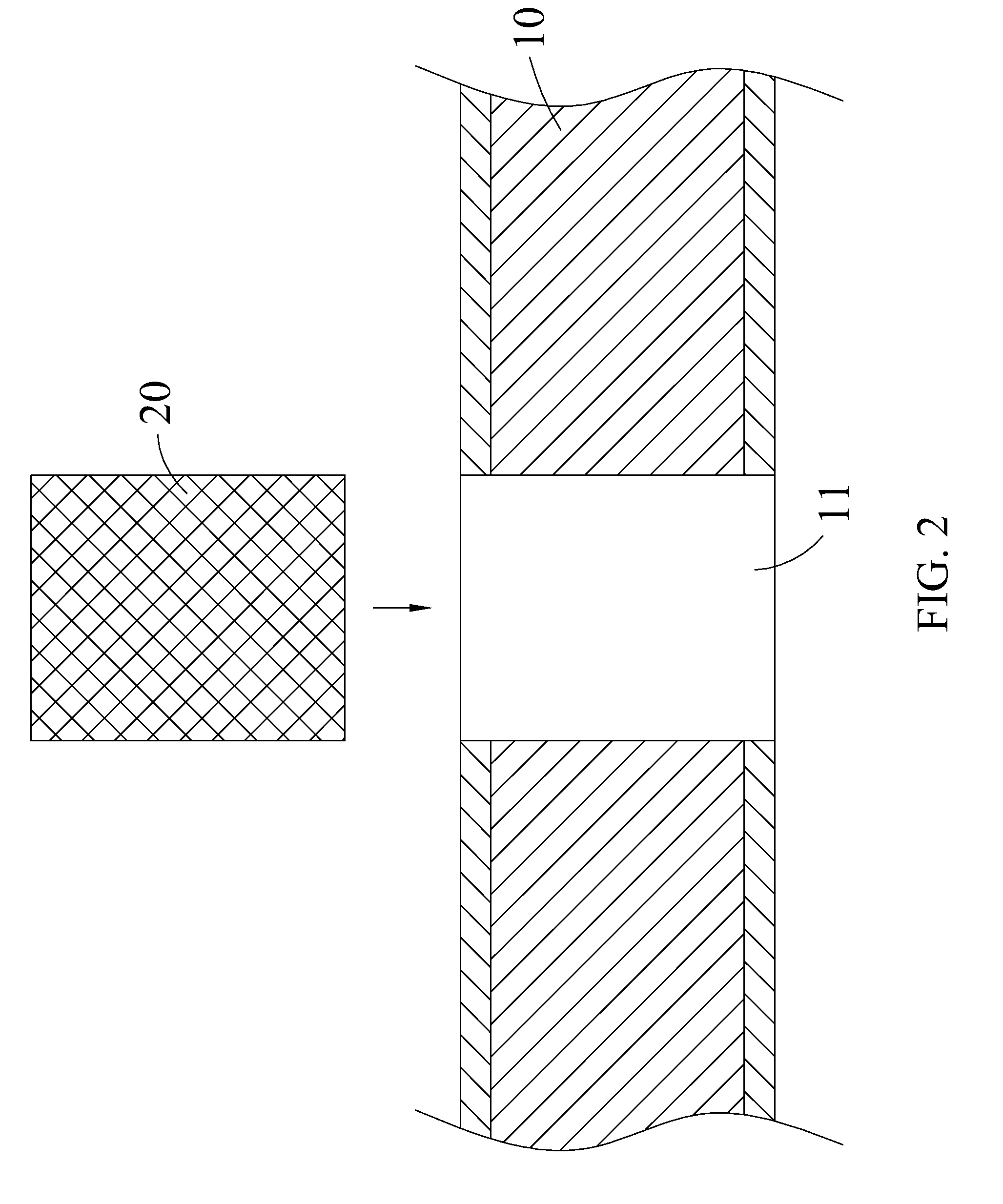 Method for electrical connection between two surfaces of ceramic substrate