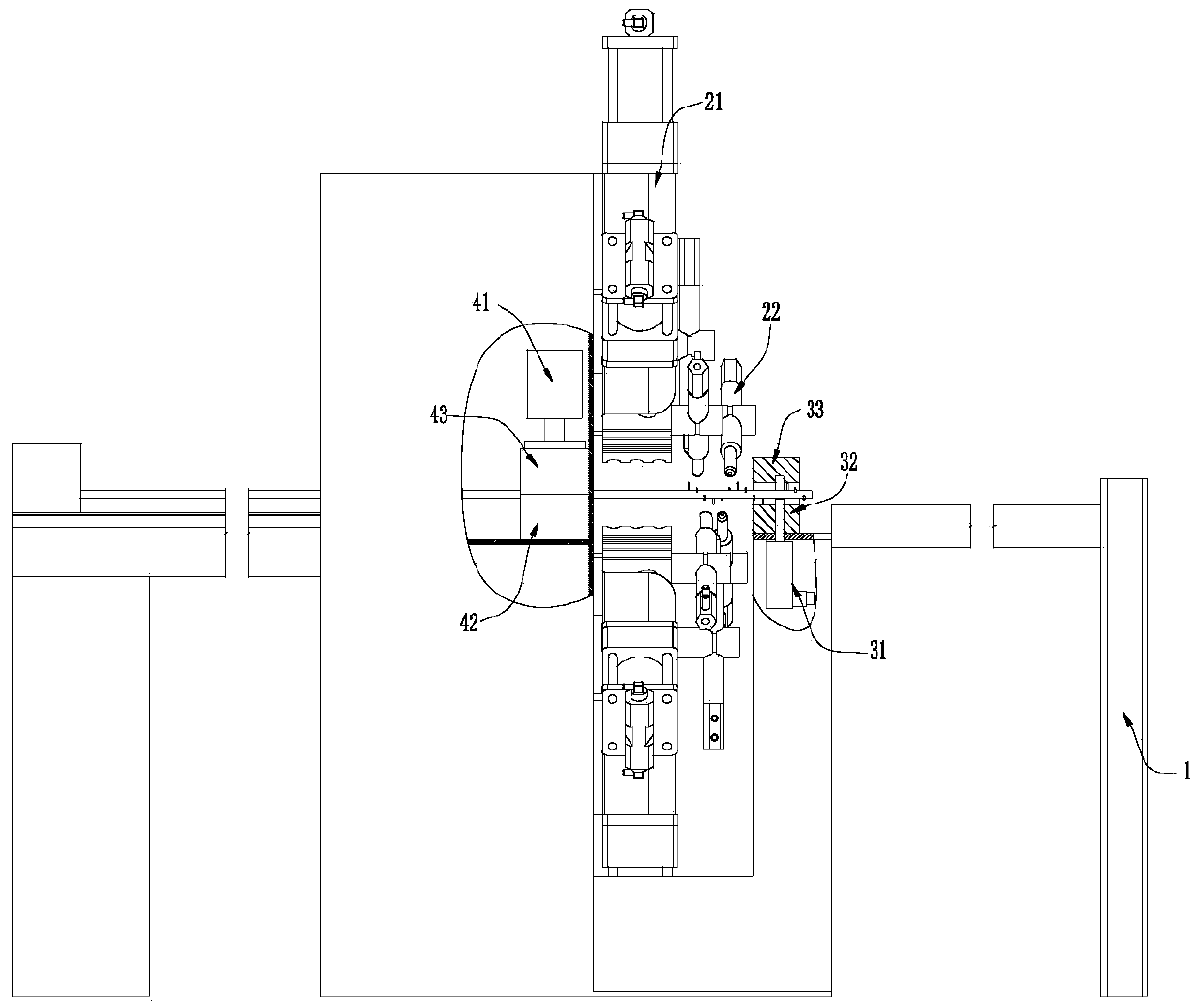 Cathode line welding equipment