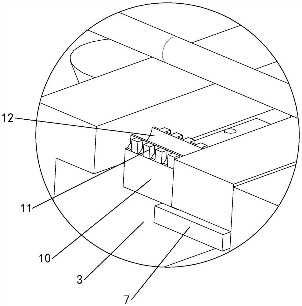 A circular conveying device for a power cord correction station