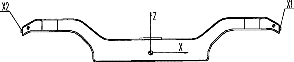 Method for processing welding frame device using bolt, pun bush as positioning reference