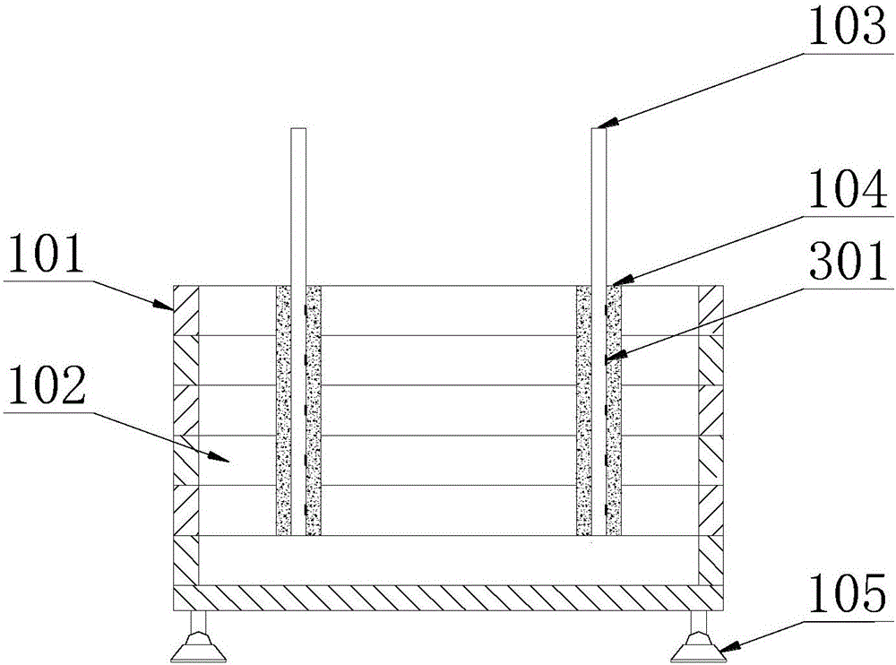 Rammed earth historic site group anchorage pullout test system