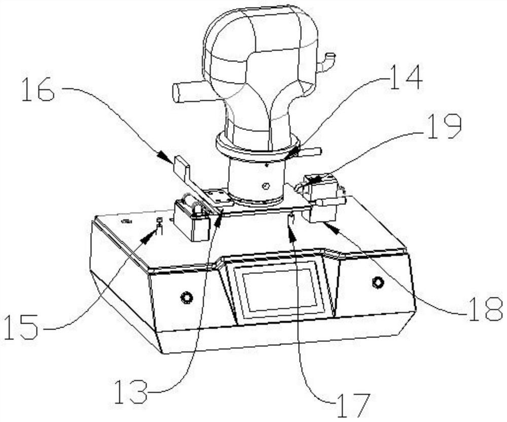 Mask respiratory resistance testing machine