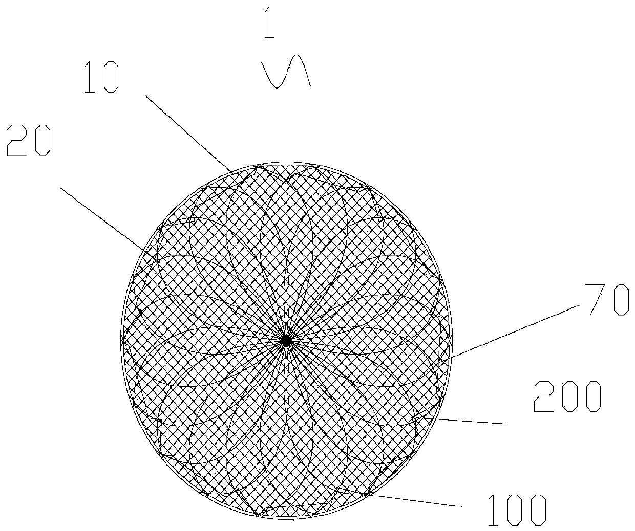 Occluder and suturing method of occluder