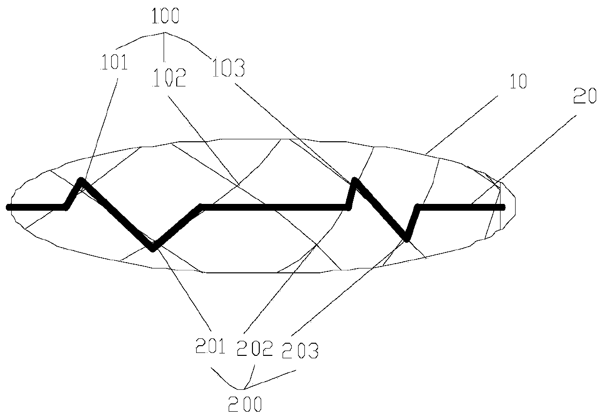 Occluder and suturing method of occluder