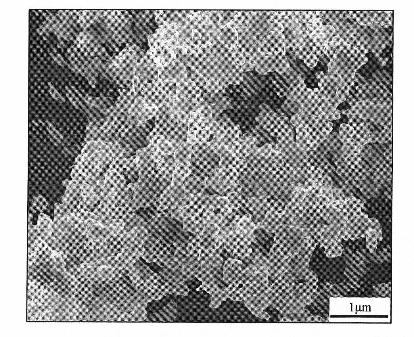 Industrialized preparation method of WC-Co hard alloy with low cost and high performance