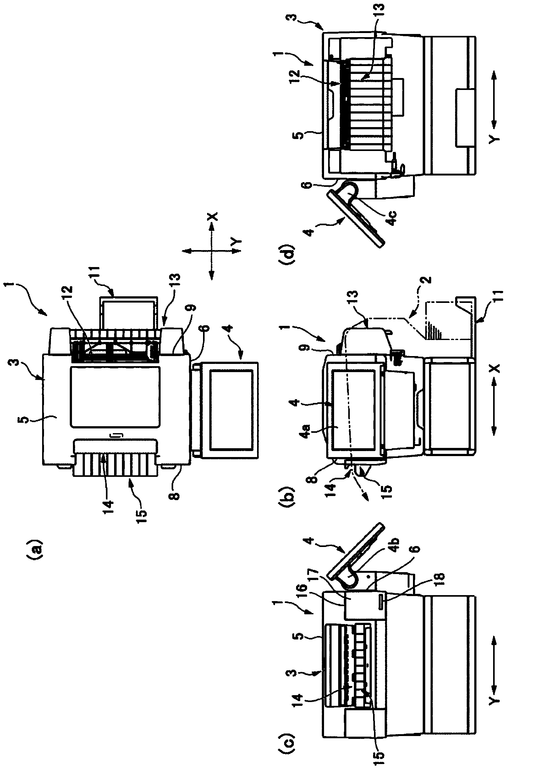 Label printer and label printing system